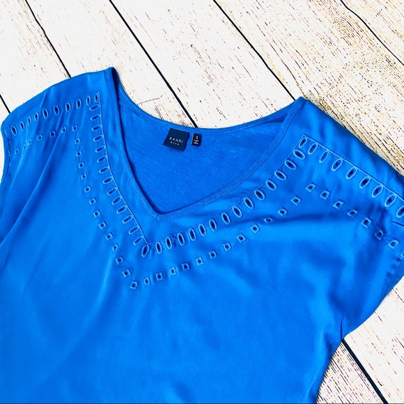 Kaari Blue Top Sz Small - Picture 4 of 7